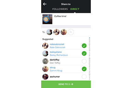 Instagram представил фотомессенджер