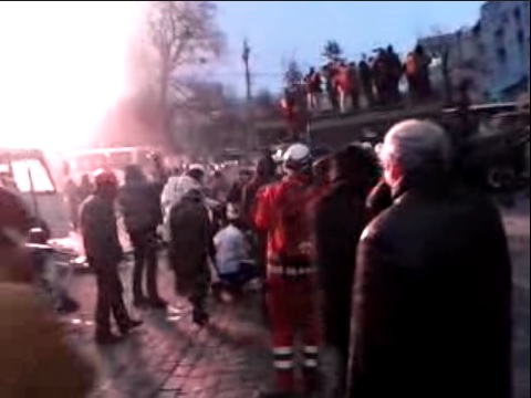 В Киеве начались столкновения протестующих с милицией