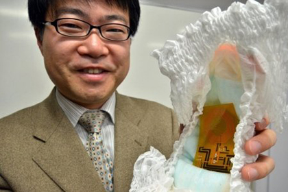 Представлен беспроводной датчик намокания подгузника