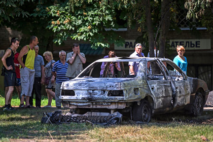Артиллерия и авиация начали обстрел Славянска и Краматорска
