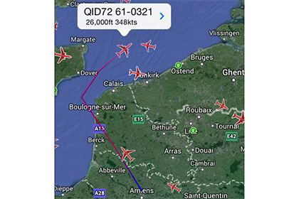 Самолет ВВС США исчез над Ла-Маншем