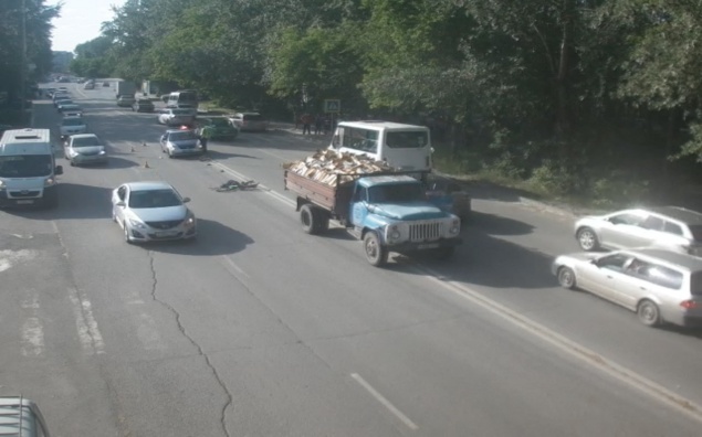 ДТП на пешеходном переходе возле ГУСа