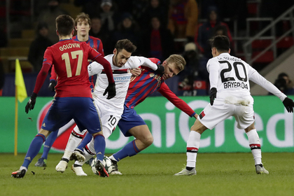 ЦСКА сыграл вничью с «Байером» в домашнем матче ЛЧ