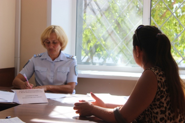 Заместитель начальника ГСУ ГУ МВД России по краю Наталья Юдаева провела личный прием граждан в Ачинске