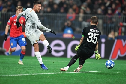 ЦСКА в меньшинстве проиграл «Роме» в Лиге чемпионов