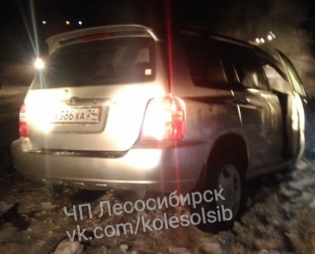 На трассе под Лесосибирском погиб водитель легкового автомобиля