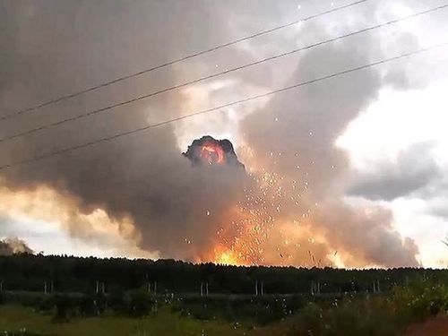Взрывы в Каменке Ачинского района прекратились