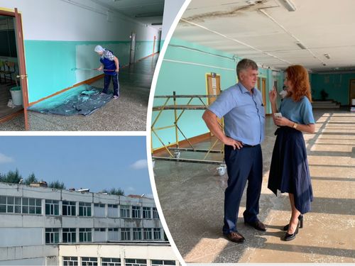 Сергей Никитин проверил ремонтные работы в школе №16