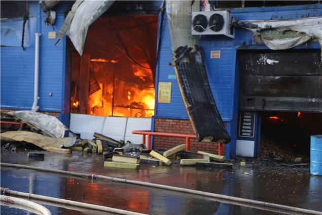 Названа причина пожара на Енисейском рынке