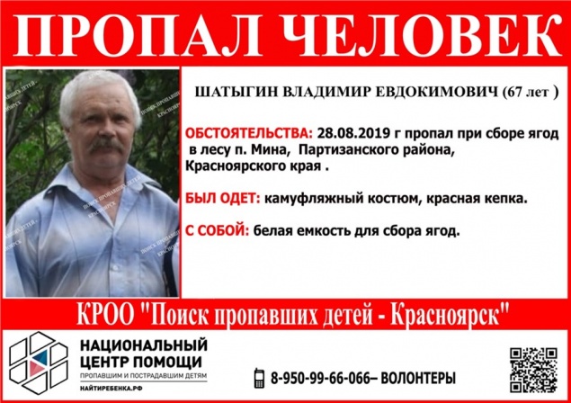 «Нужен вертолет и собаки»: в тайге под Красноярском шестой день ищут пожилого мужчину в камуфляже