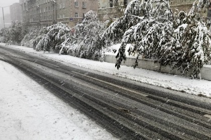 В Норильске началась метель