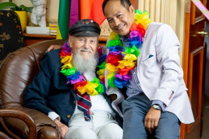 Герой Второй мировой сыграл свадьбу с мужчиной в 92 года