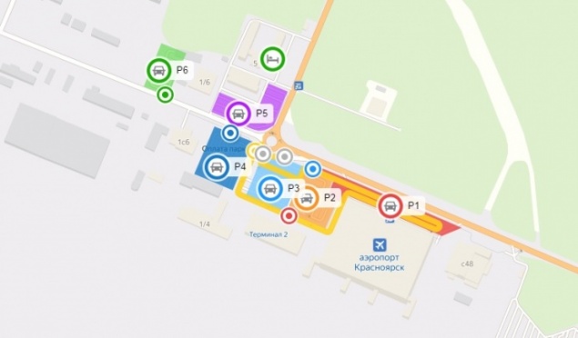 Возле аэропорта временно закрыли бесплатную парковку