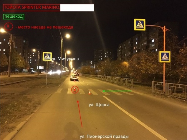 Молодой нарушитель ПДД сбил девочку на «зебре» в Красноярске. Его уже штрафовали 65 раз