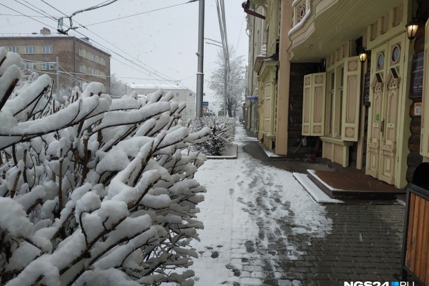Красноярцев ждет необычайно теплая и снежная неделя