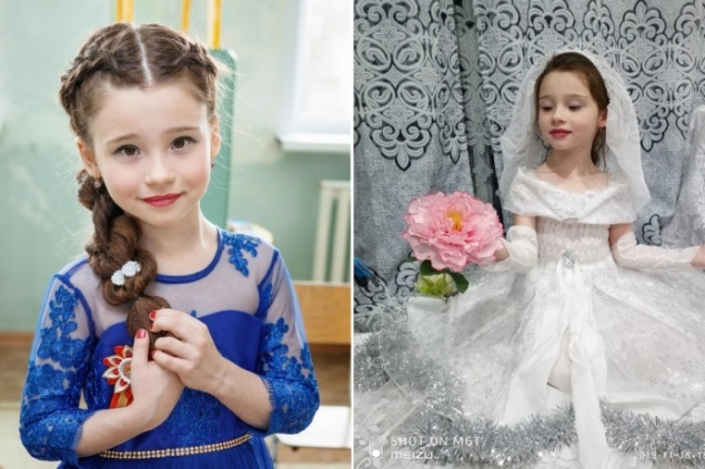 Первоклассница из Железногорска претендует на звание самой красивой девочки России