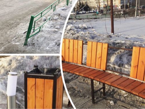 Городские службы создают ачинцам праздник, а вандалы делают своё грязное дело