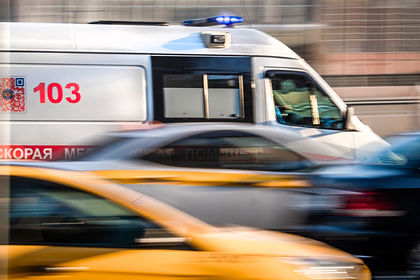 В Москве на переходе сбили женщину с двумя детьми