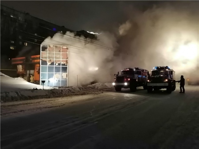 В Новосибирске сгорело здание крематория