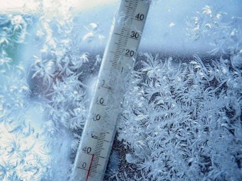 Внимание - резкое похолодание до - 35°