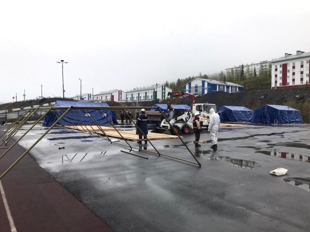 Коронавирус подтвердился у 1191 вахтовика в посёлке на севере Красноярского края