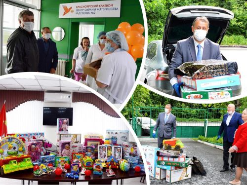 В День защиты детей депутаты Ачинского городского Совета подготовили для юных горожан сюрпризы