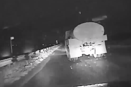 В Балахтинском районе полиция со стрельбой задержала пьяного водителя молоковоза