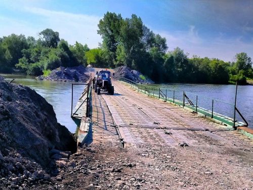 Движение по понтонному мосту на автодороге «Ачинск - Причулымский» возобновлено