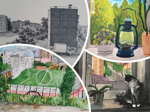 Приглашает горожан познакомиться с творчеством юных ачинских художников