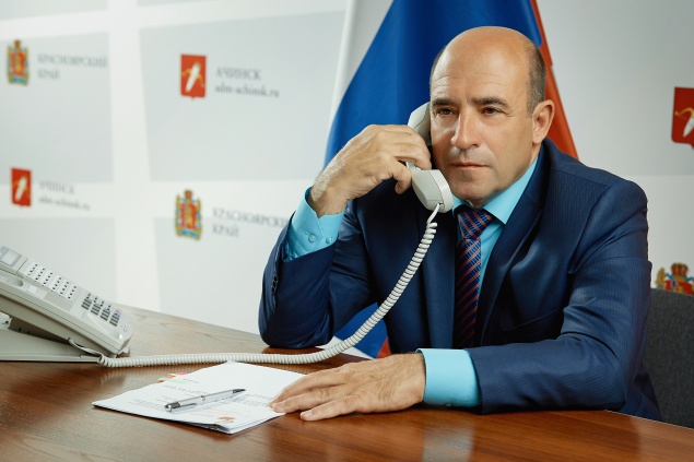 20 августа и.п.главы Ачинска Петр Хохлов проведет прямую телефонную линию