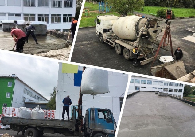 В школе № 16 активно продолжаются ремонтные работы