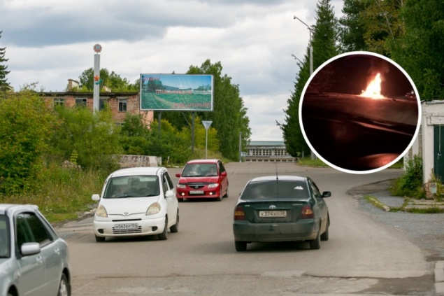 На трассе под Кедровым после столкновения с фурой в машине сгорели водитель и пассажирка