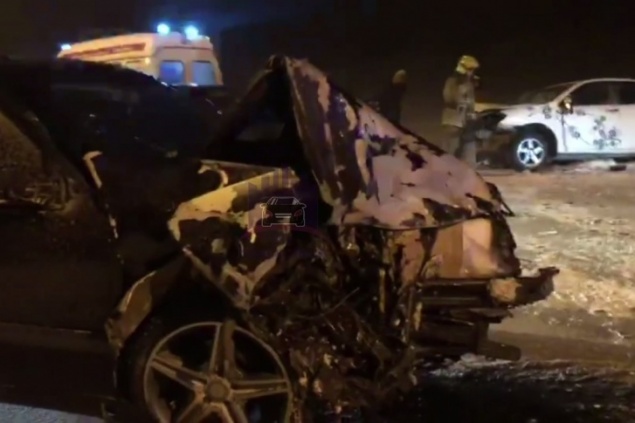 Пьяный на «Мерседесе» вылетел на встречку и отправил в больницу нескольких человек