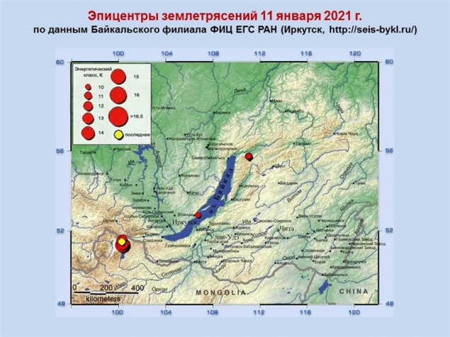 Ученый: вчерашнее землетрясение в Монголии было вызвано сентябрьским сейсмособытием на Байкале