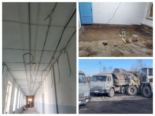 Администрация продолжает постоянный контроль реконструкции здания будущей художественной школы