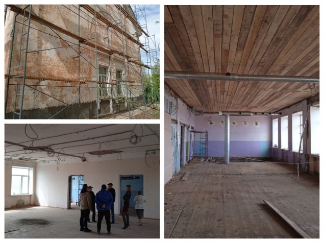 Реконструкции художественной школы выполняется с опережением графика