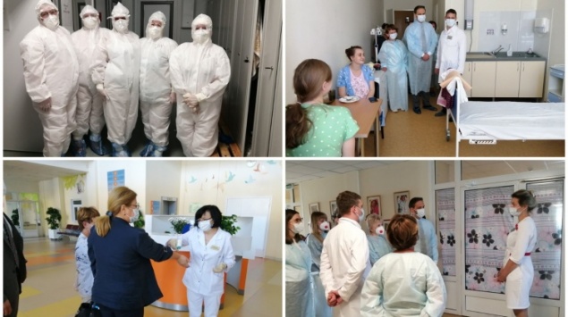 Центр охраны материнства и детства в Ачинске посетили представители федерального и краевого министерств