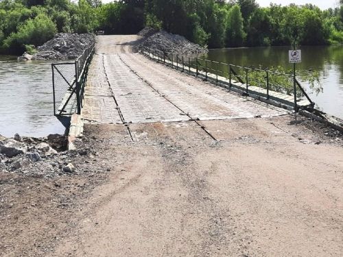 Движение по понтонной переправе через реку Чулым прекращается 18 октября