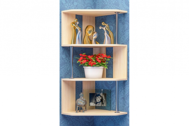 Как сделать угловую полку для комнаты