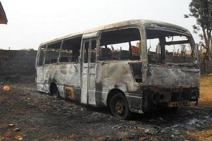 В столкновении бензовоза и автобуса погибли 36 нигерийцев