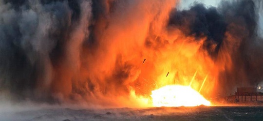 Запуск ракеты «Протон-М» обернулся крушением (видео)