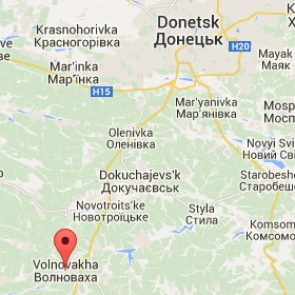 В результате попадания снаряда в автобус под Донецком погибли 10 человек