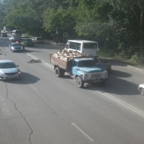 ДТП на пешеходном переходе возле ГУСа