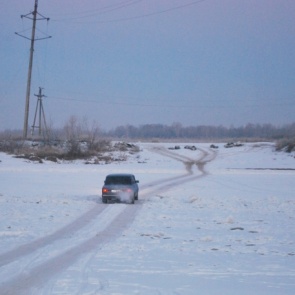 Обустройство ледовой переправы через реку Чулым откладывается