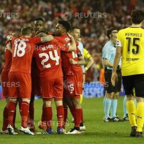 «Ливерпуль» и донецкий «Шахтер» вышли в полуфинал футбольной Лиги Европы