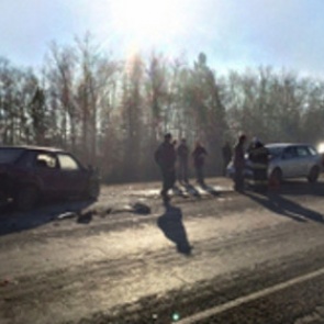 В Омске из-за тумана произошли массовые ДТП