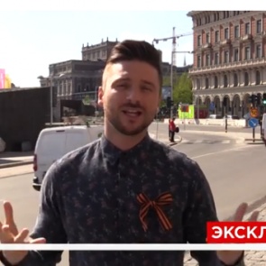 Сергей Лазарев спел россиянам «Синий платочек» из Стокгольма