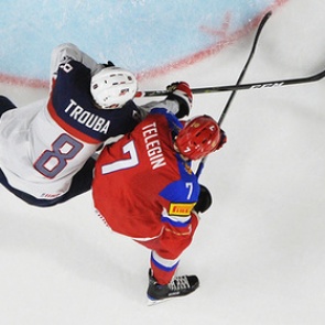 Сборная России проиграла американцам на ЧМ по хоккею