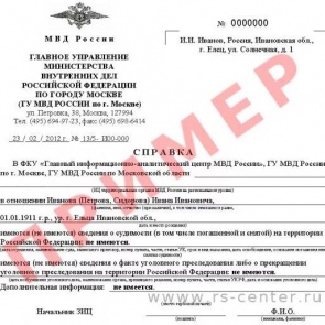 Справку о наличии (отсутствии) судимости можно заказать, воспользовавшись порталом Госуслуг