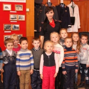 Музей Ачинской полиции посетили воспитанники детского сада